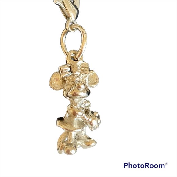 Vintage Minnie Mouse 3D Charm Zipper Pull Backpack Purse Mickey Disneyana - Picture 2 of 10